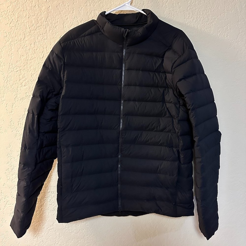 Like New Lululemon Navigation Stretch Down Jacket - Black, Men L, Women XL